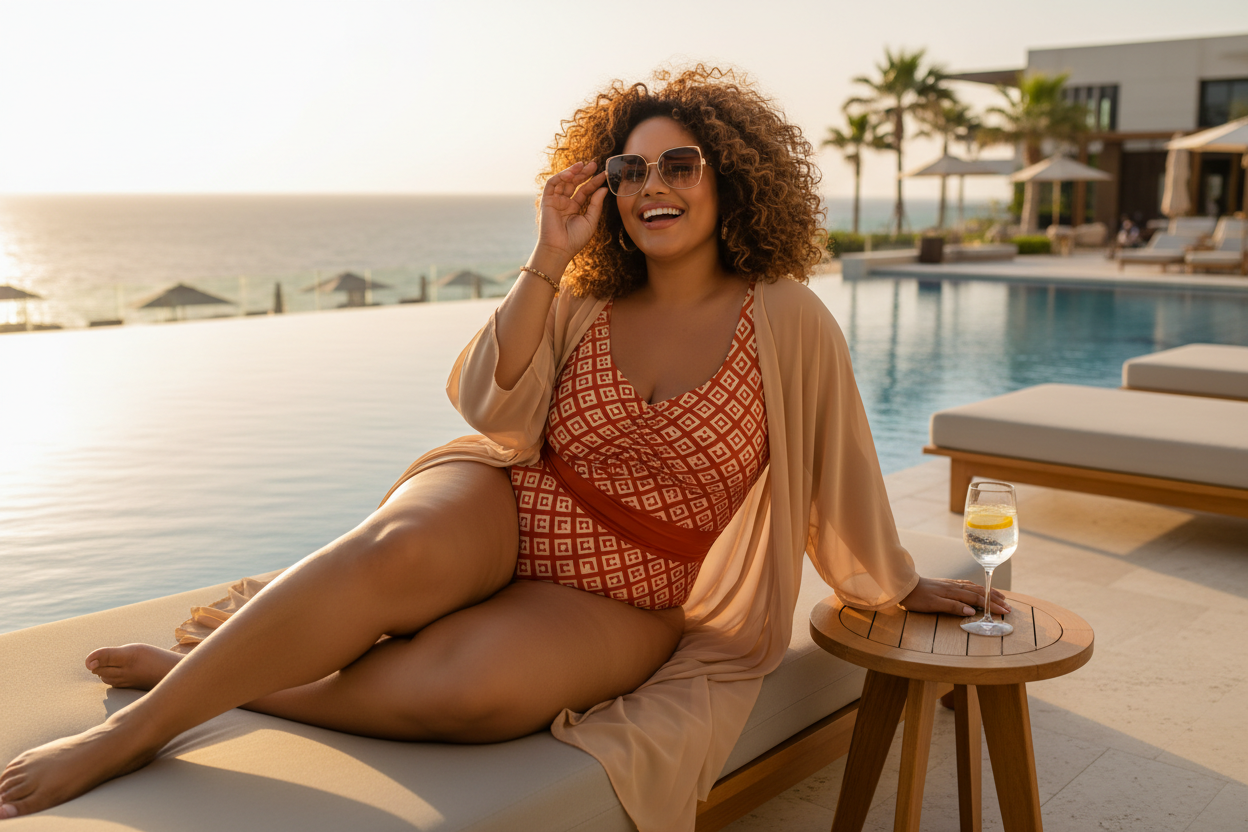 Swimwear Pool Lady
