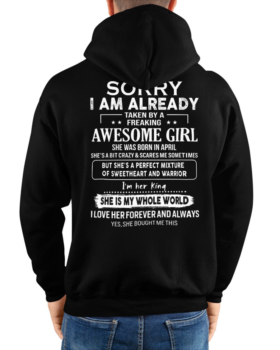 April - Awesome girl - Perfect gift for your boyfriend - (SKU04-86-04) - From Wife NGHL04
