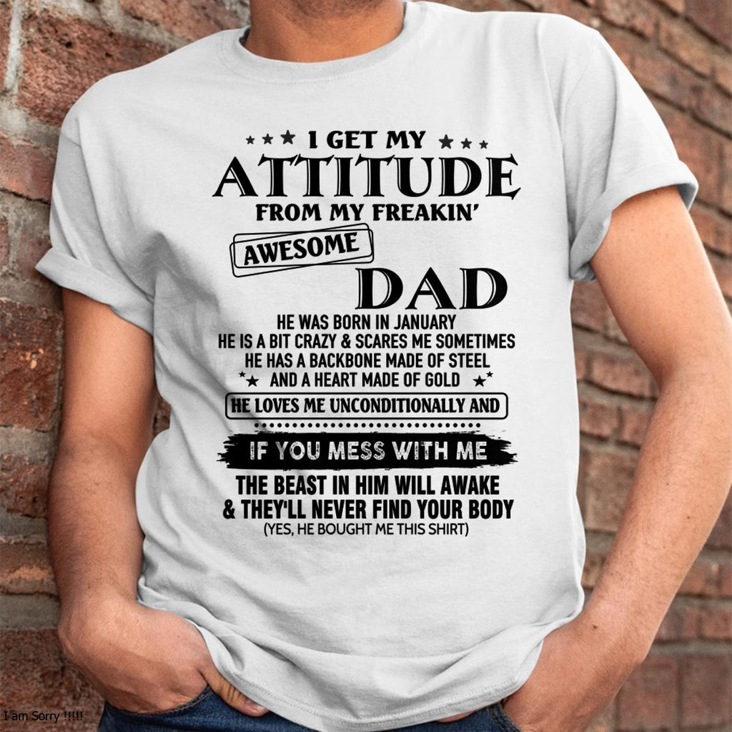 January - Gift For Son and Daughter From Dad - NGHL01 - (SKU-TDADC-01)