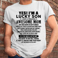 September - I am Lucky Son - Gift For Son From Mom - NGHL09 - (SKU-T1206LMS-09)