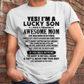 October - I am Lucky Son - Gift For Son From Mom - NGHL10 - (SKU-T1206LMS-10)