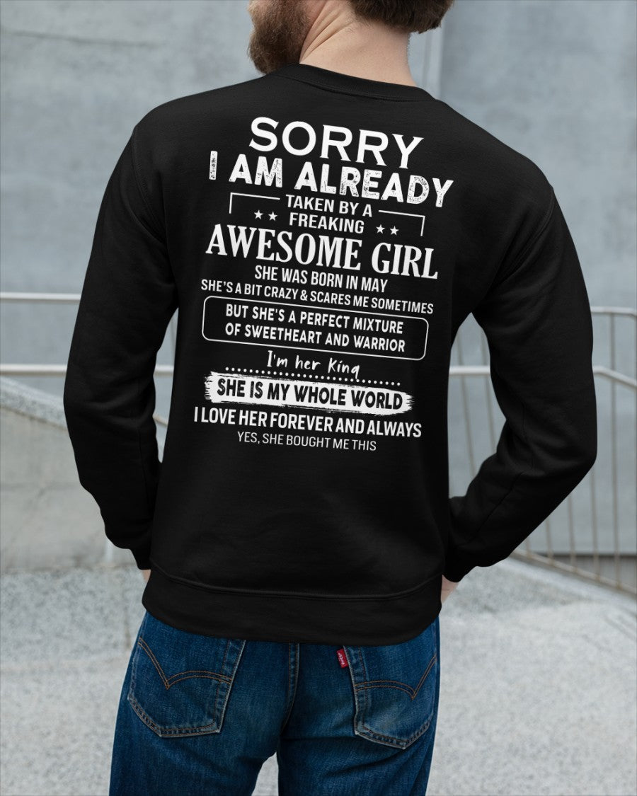 May - Awesome girl - Perfect gift for your boyfriend - (SKU04-86-05) - From Wife NGHL05