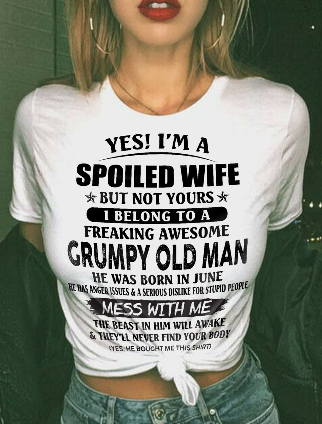 Grumpy Old Man June – Perfect gift for your wife From Husband – NGHL06 (SKU08-63-06)
