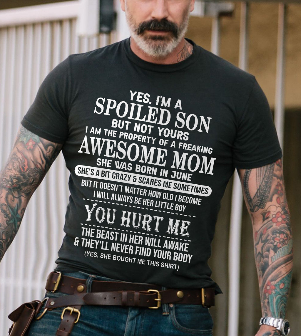 June - Awesome Mom Born In June - Special gift for Son From Mom - NGHL06 (SKU10-45-06)