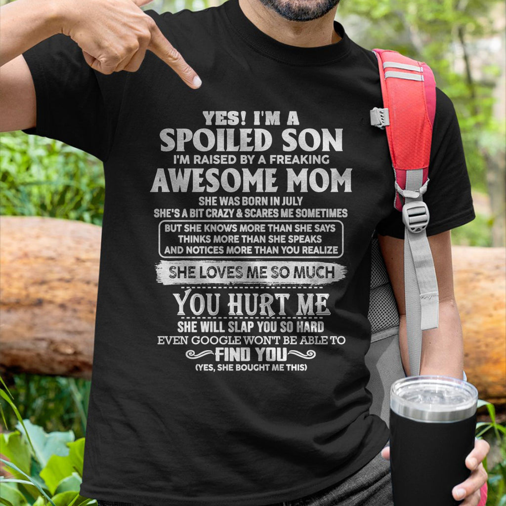 July - Awesome Mom - Perfect Gift For Your Son From Mom - NGHL07 (SKU05-47-07)