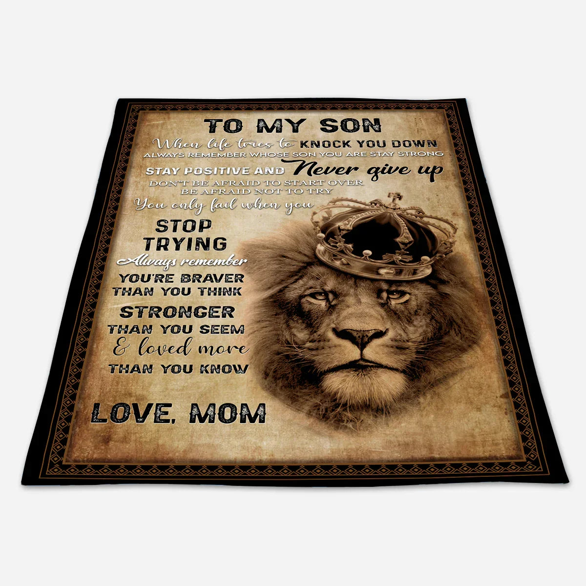 Special Gift For Your Son Blanket - From Mom