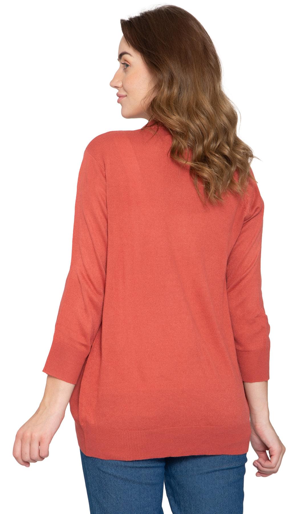 Women's Open Front Curved Hem Cardigan — Cashmere-Like Soft Knit