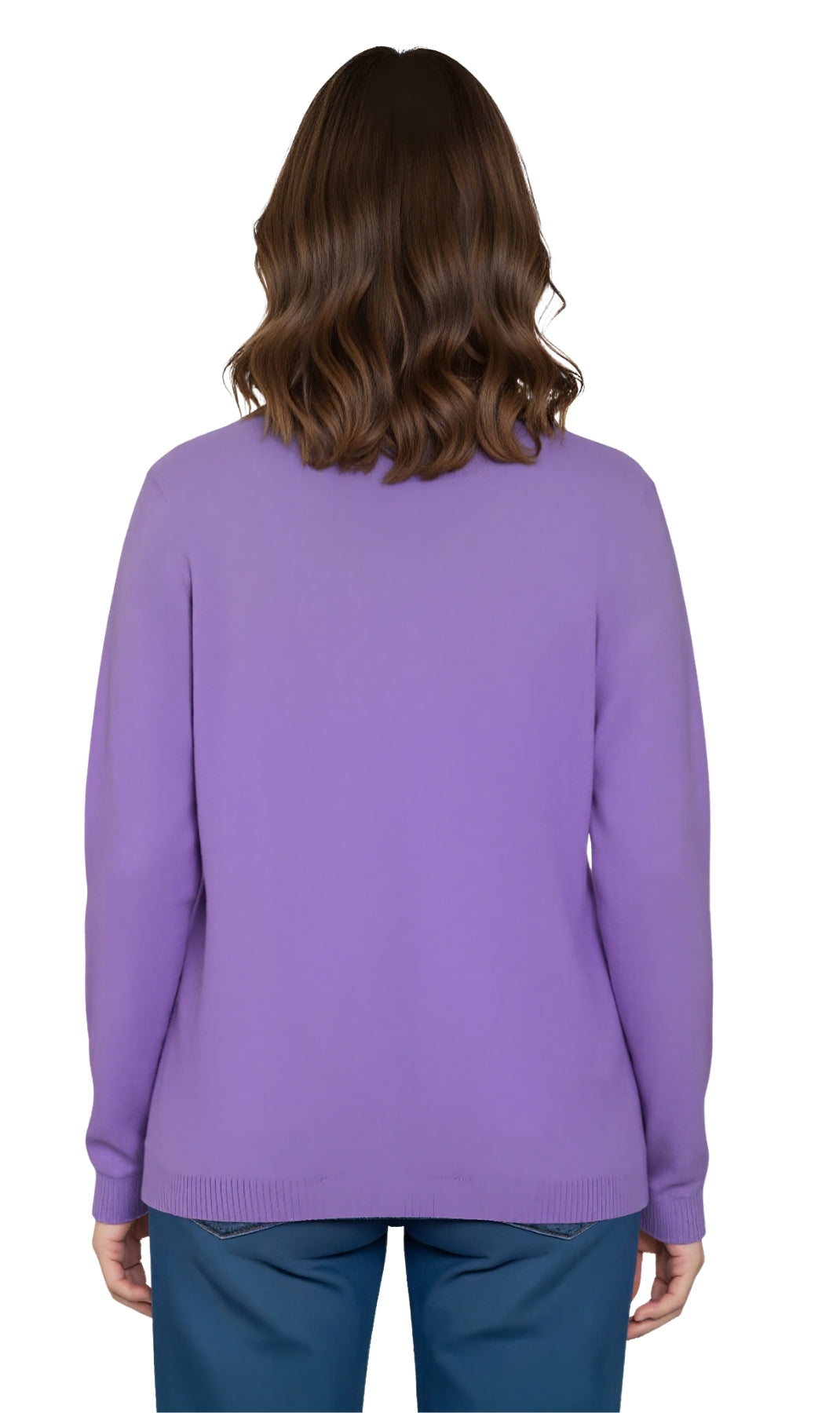 Women's Faux Pearl Button Cardigan — Cashmere-Like Soft Knit