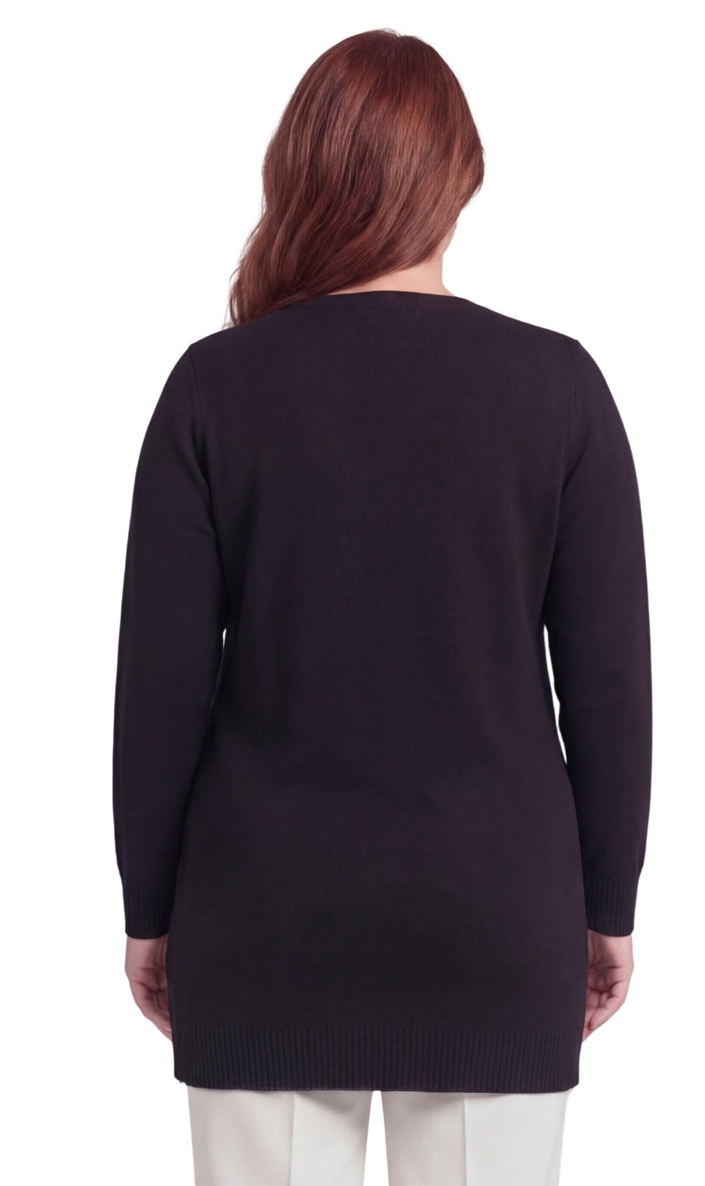 Women's Snowflake Color Block Holiday Crewneck Sweater — 100% Acrylic