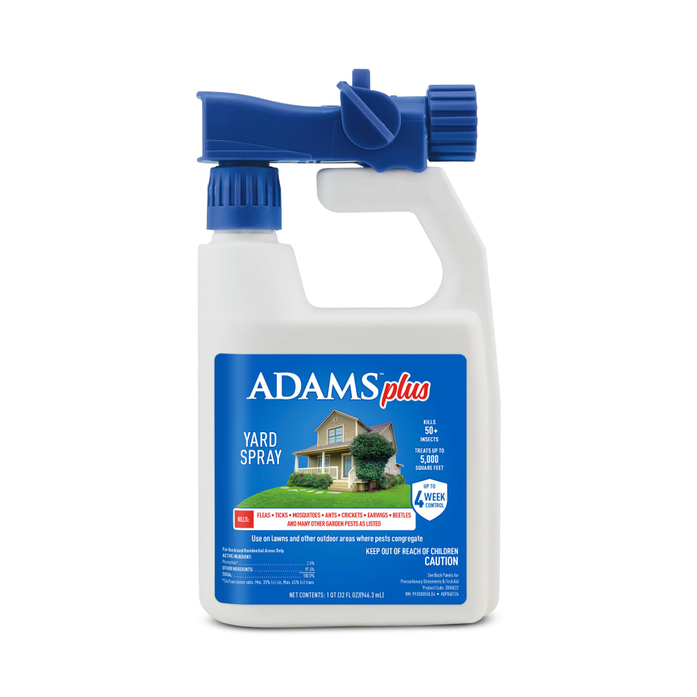 Adams Complete Indoor & Outdoor Flea Treatment System for Large Dogs 31–60 lbs Bundle