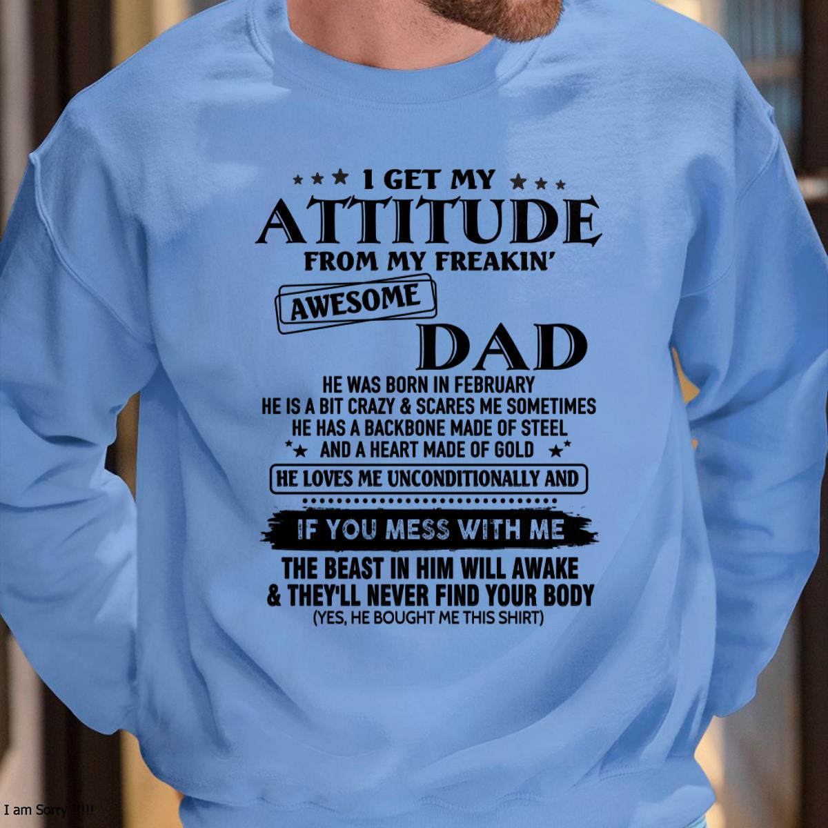 February - Gift For Son and Daughter From Dad - NGHL02 - (SKU-TDADC-02)