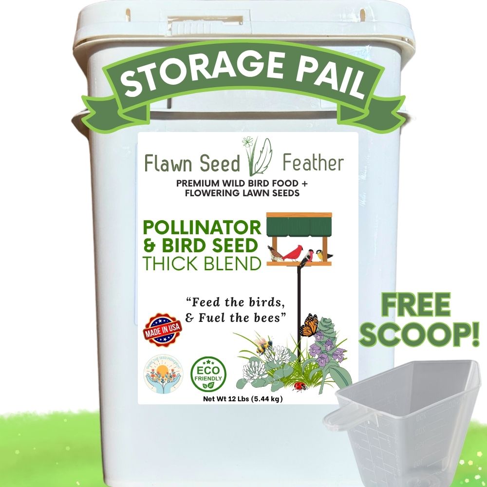 Pollinator & Wild Bird Seed Thick Bee Lawn Blend