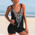 Plus Size Printed Bikini Swimsuit