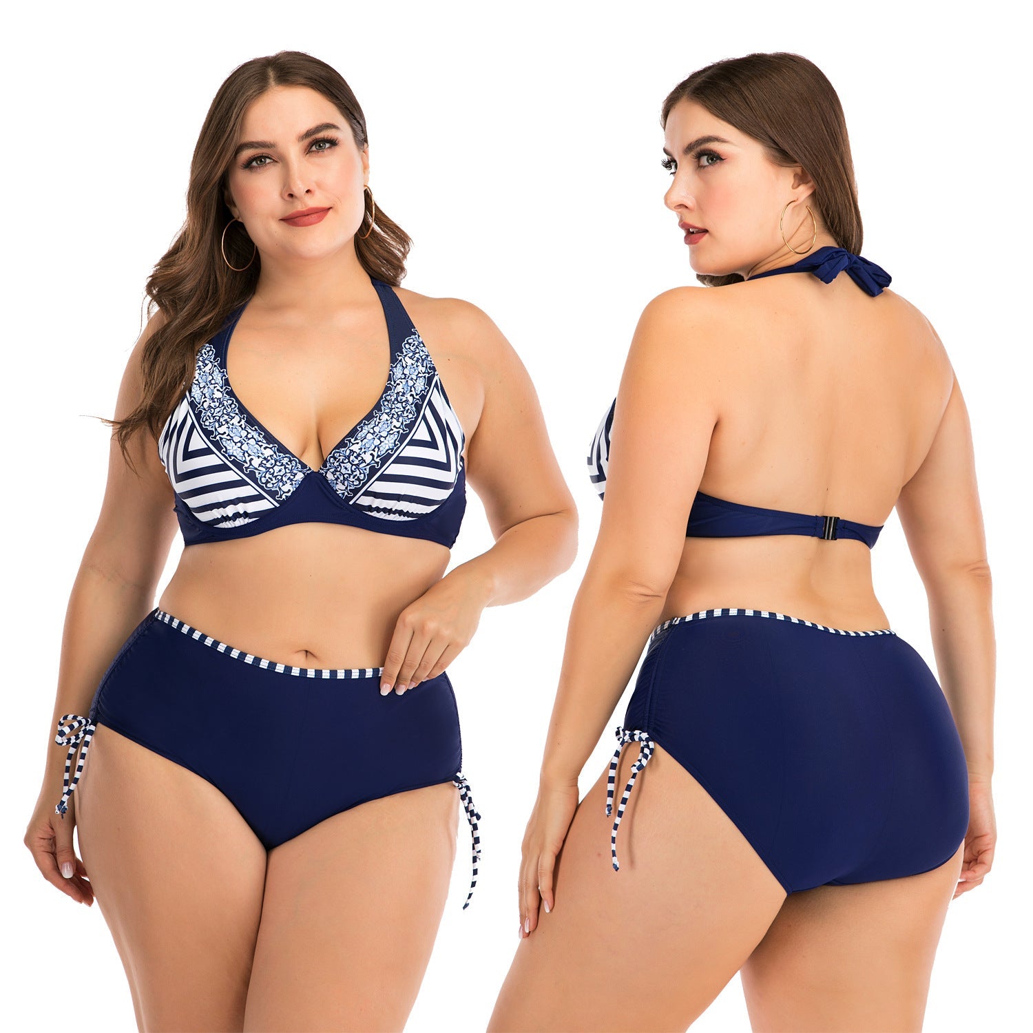 Plus Size Bikini Swimsuit Set