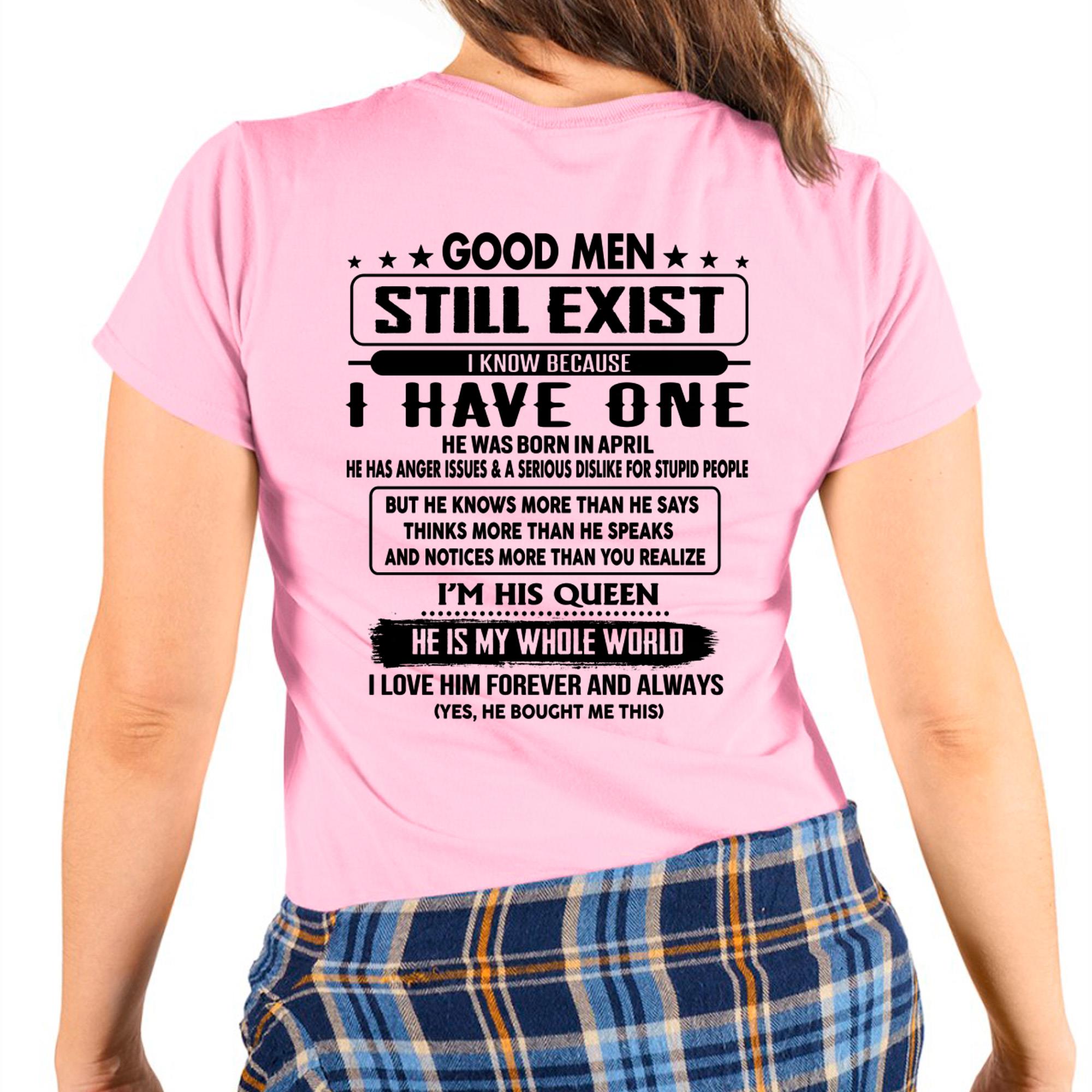 April - Good men Still Exist - gift for your girlfriend, wife from Husband - NGHL04 (SKU-GMSAU-04)