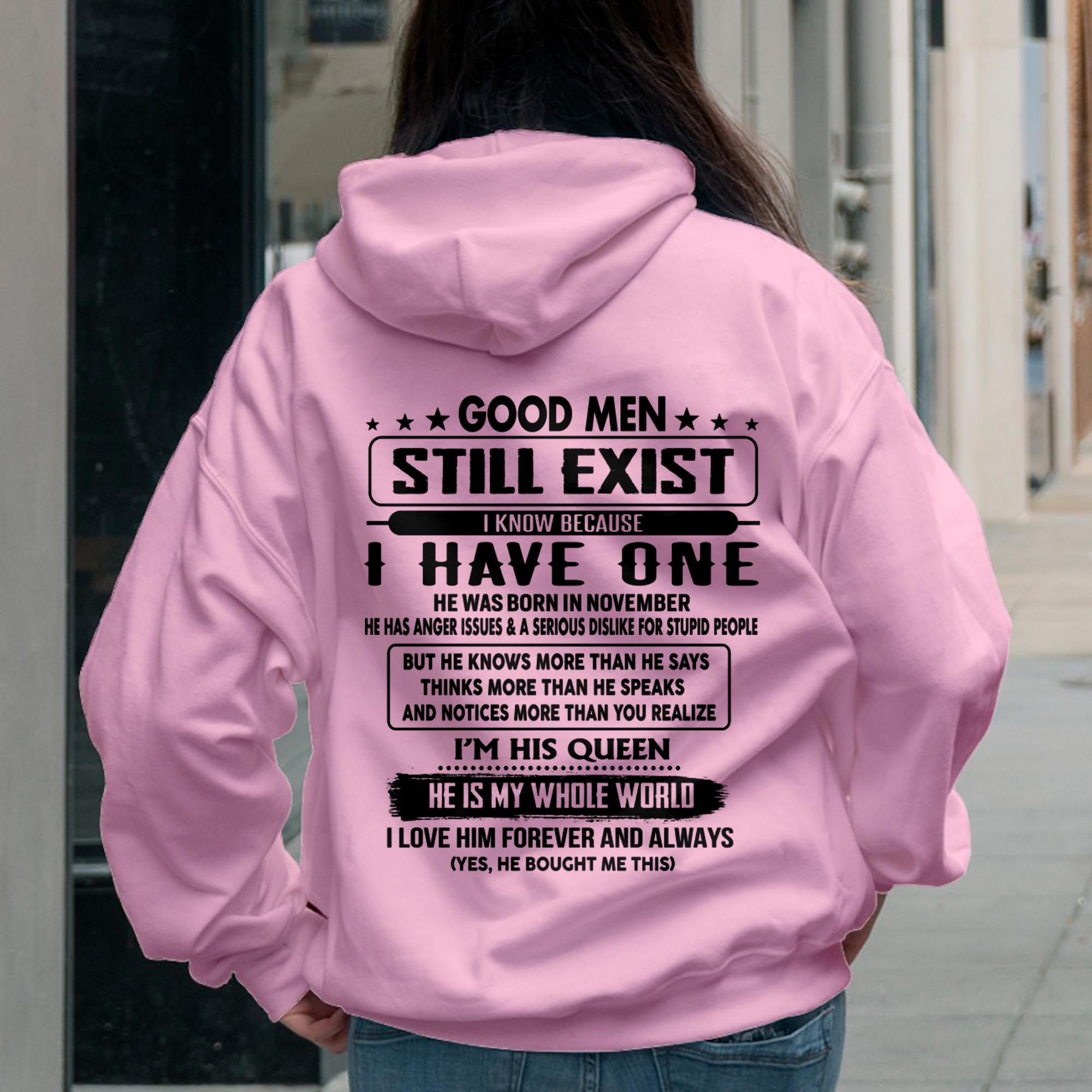 November - Good men Still Exist - gift for your girlfriend, wife from Husband - NGHL11 (SKU-GMSAU-11)