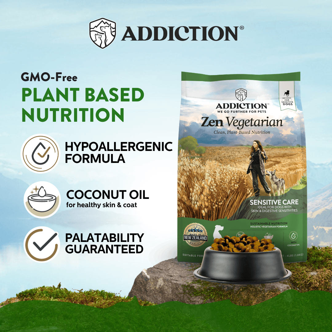 Zen Vegetarian Dry Dog Food - Trial Pack Bundle of 12