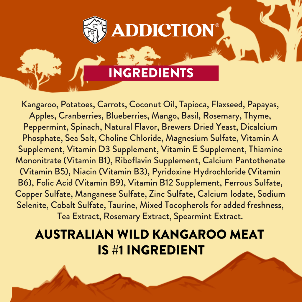 Addiction Outback Kangaroo Feast & Wild Kangaroo & Apples Dry Dog Food Bundle