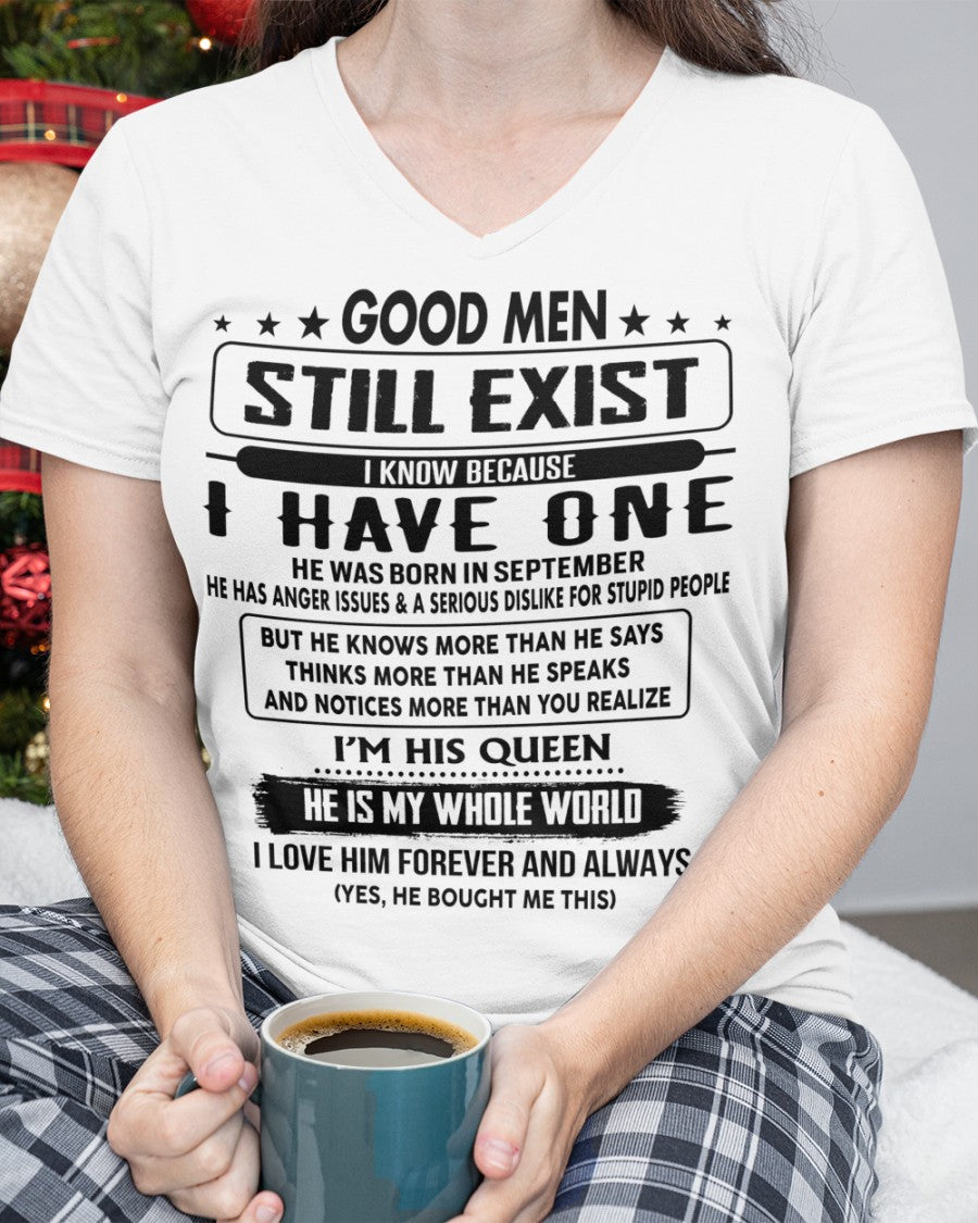 September - Good men Still Exist - gift for your girlfriend, wife from Husband - NGHL09 (SKU-GM-09)