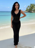 Long Maxi Dress Cover Up Beach Crochet