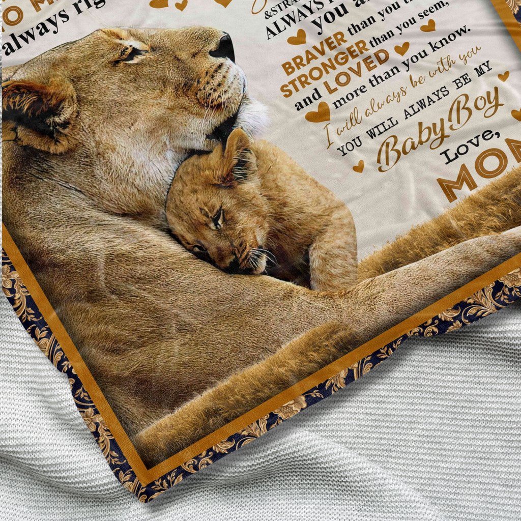 Special Gift For Son Blanket - From Mom