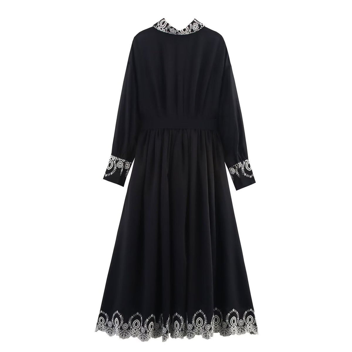 Elegant Embroidered Dress, Central Park | Women - BYMANYC ® New York