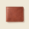 Large Billfold Wallet with RFID protection - Chocolate