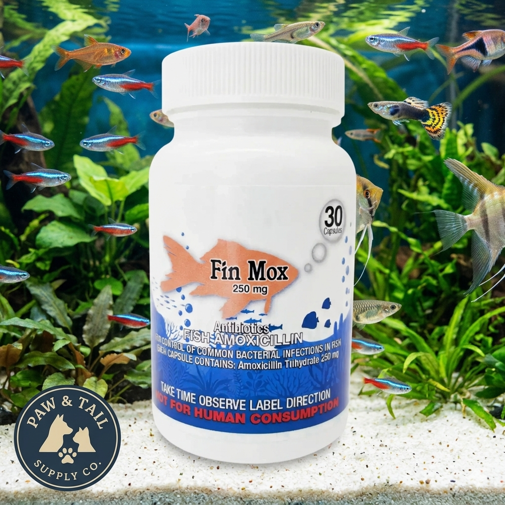 Fish Mox 250mg Capsules for Aquarium Fish – Water Care Support