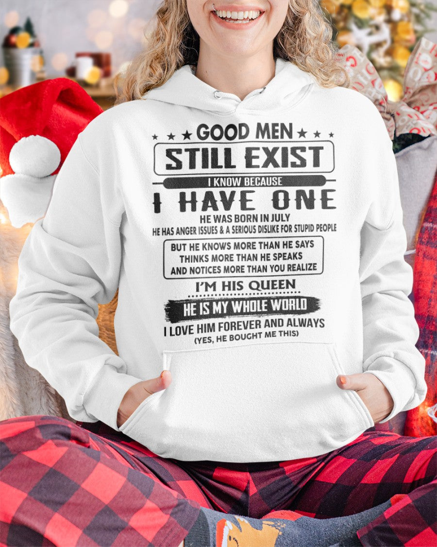 July - Good men Still Exist - gift for your girlfriend, wife from Husband - NGHL07 (SKU-GM-07)