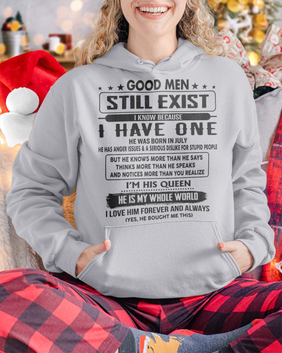 July - Good men Still Exist - gift for your girlfriend, wife from Husband - NGHL07 (SKU-GM-07)