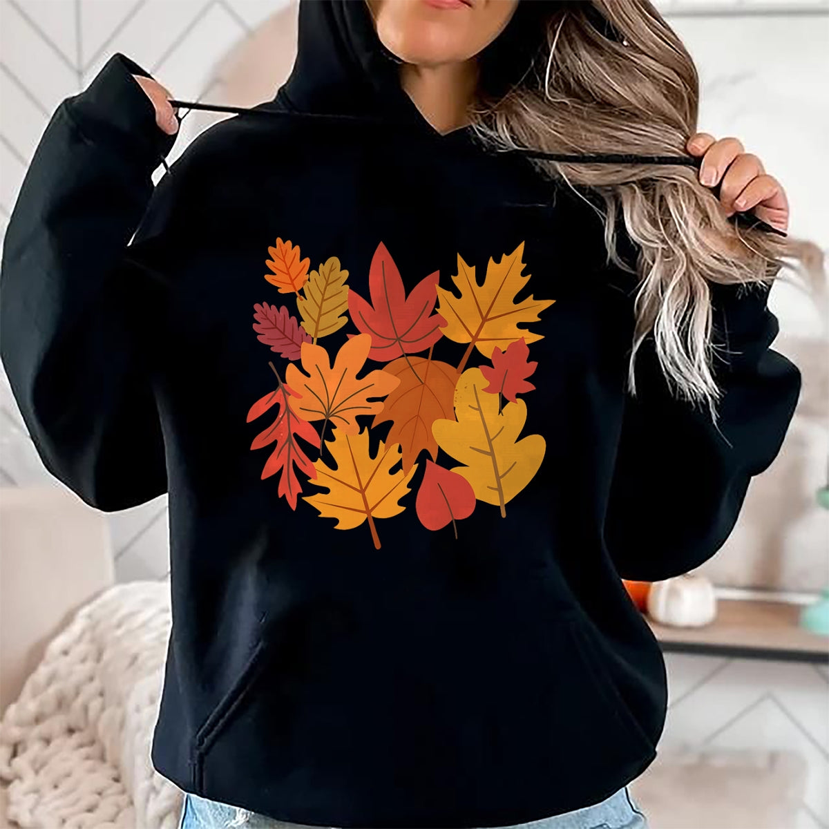 Funny Leaf Blower Fall Costume Couple Halloween Matching T-Shirt - Halloween Unisex T-Shirt/Hoodie - NGHL00 (Copy)