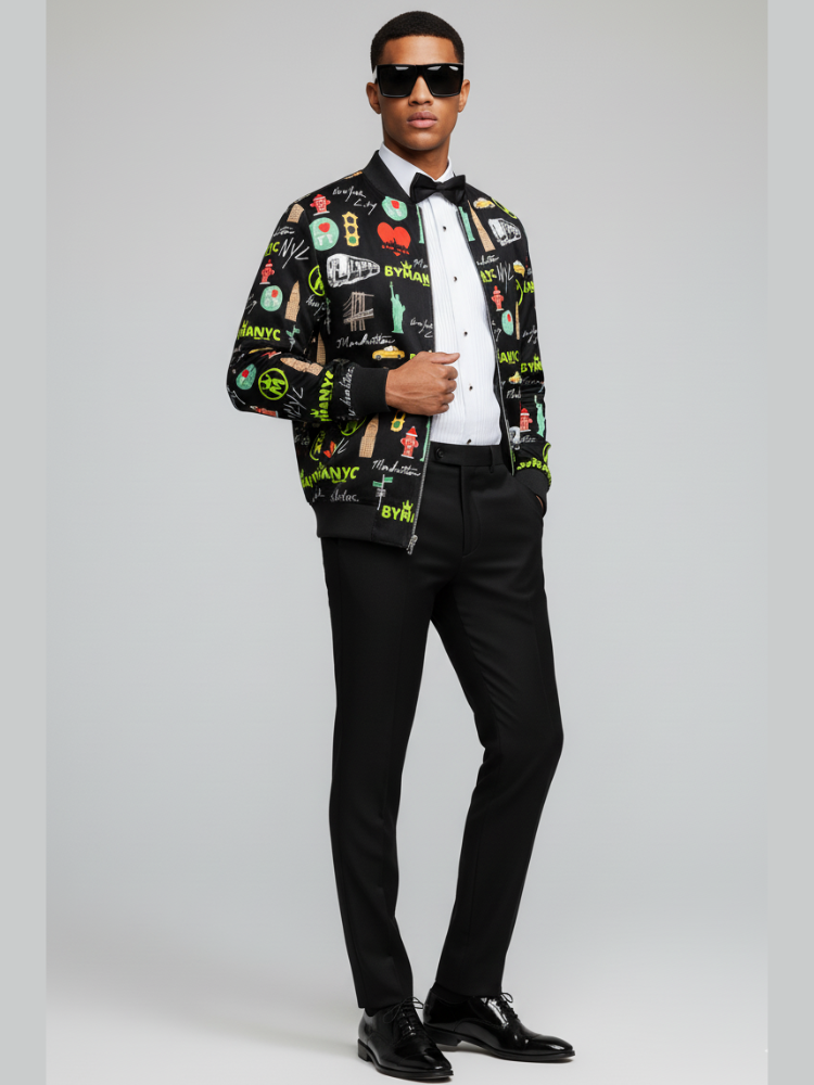 Limited Edition Jacket Manhattan Mosaic Nocturne – BYMANYC ® New York