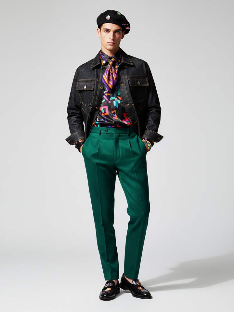 Men's Denim Jacket TRIBECA COUTURE BYMANYC ® New York-1