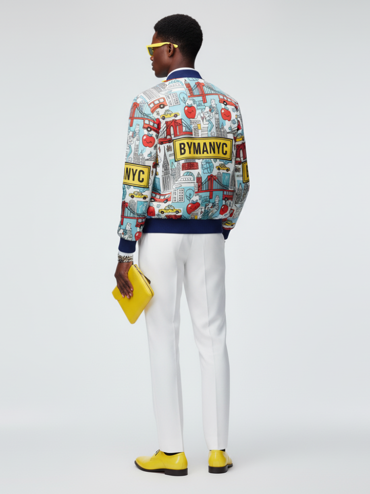 Men's GREENWICH Bomber Jacket BYMANYC ® New York-3