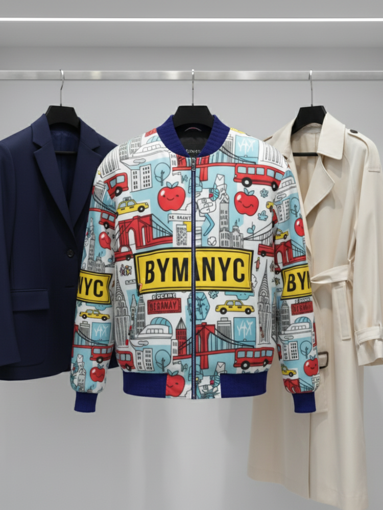 Men's GREENWICH Bomber Jacket BYMANYC ® New York-4