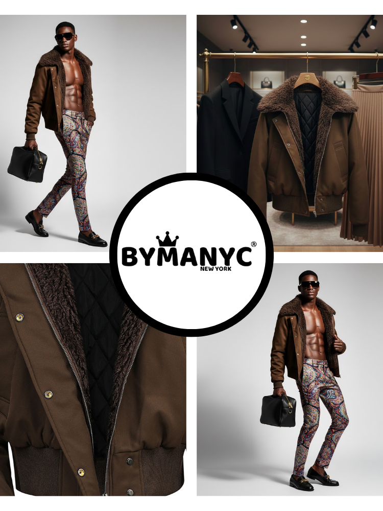 Men's Jacket STATEN ISLAND FERRY NYFW New Colecction BYMANYC ® New York-1