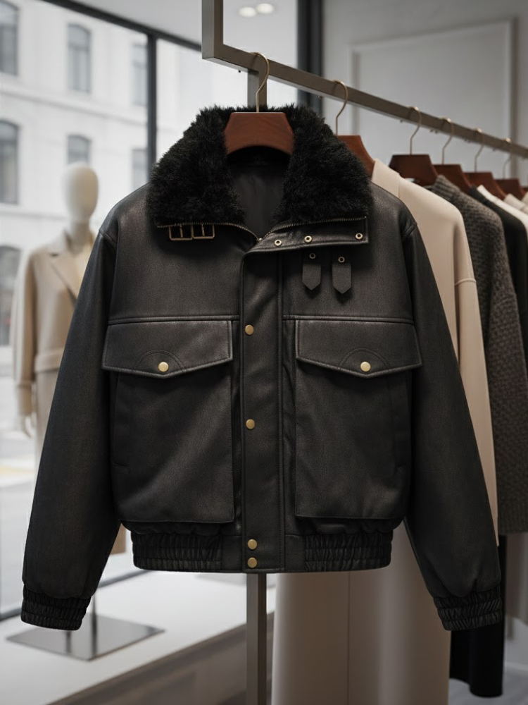 Men's Jacket VEGAN NOLITA NYFW Colecction BYMANYC ® New York-1