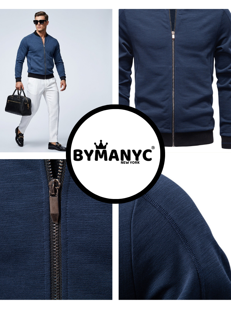 Men's Technical Bomber Jacket HUDSON New Collection Prêt-à-Porter BYMANYC ® New York-1