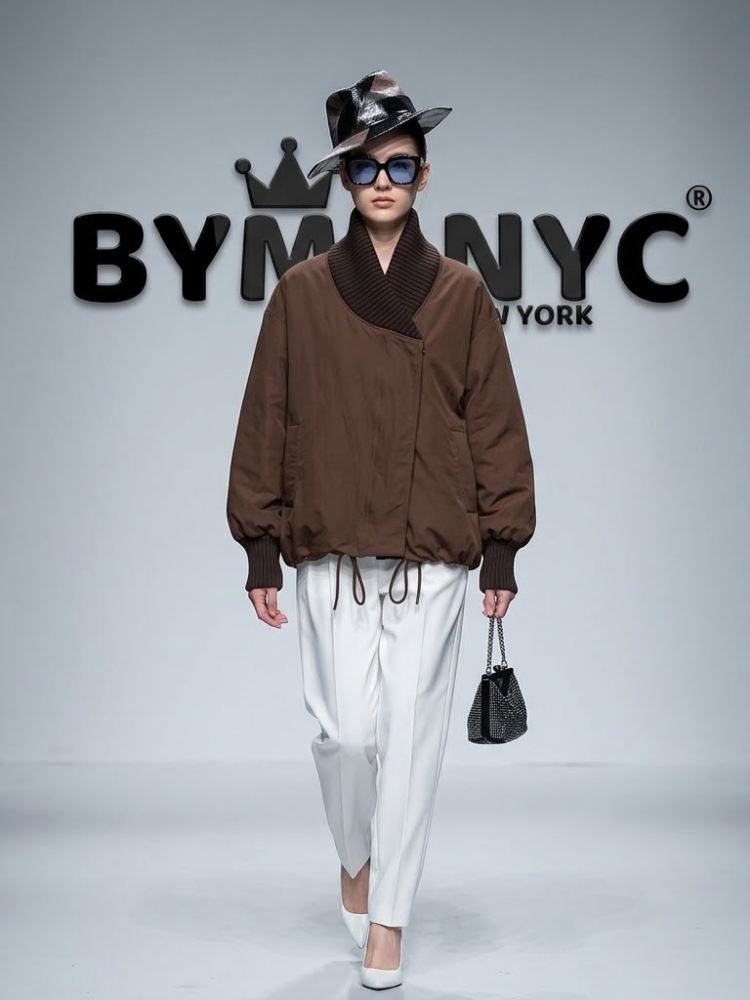 WOMEN'S JACKET Ecological DOWNTOWN New Collection Top Trendy BYMANYC ® New York-0