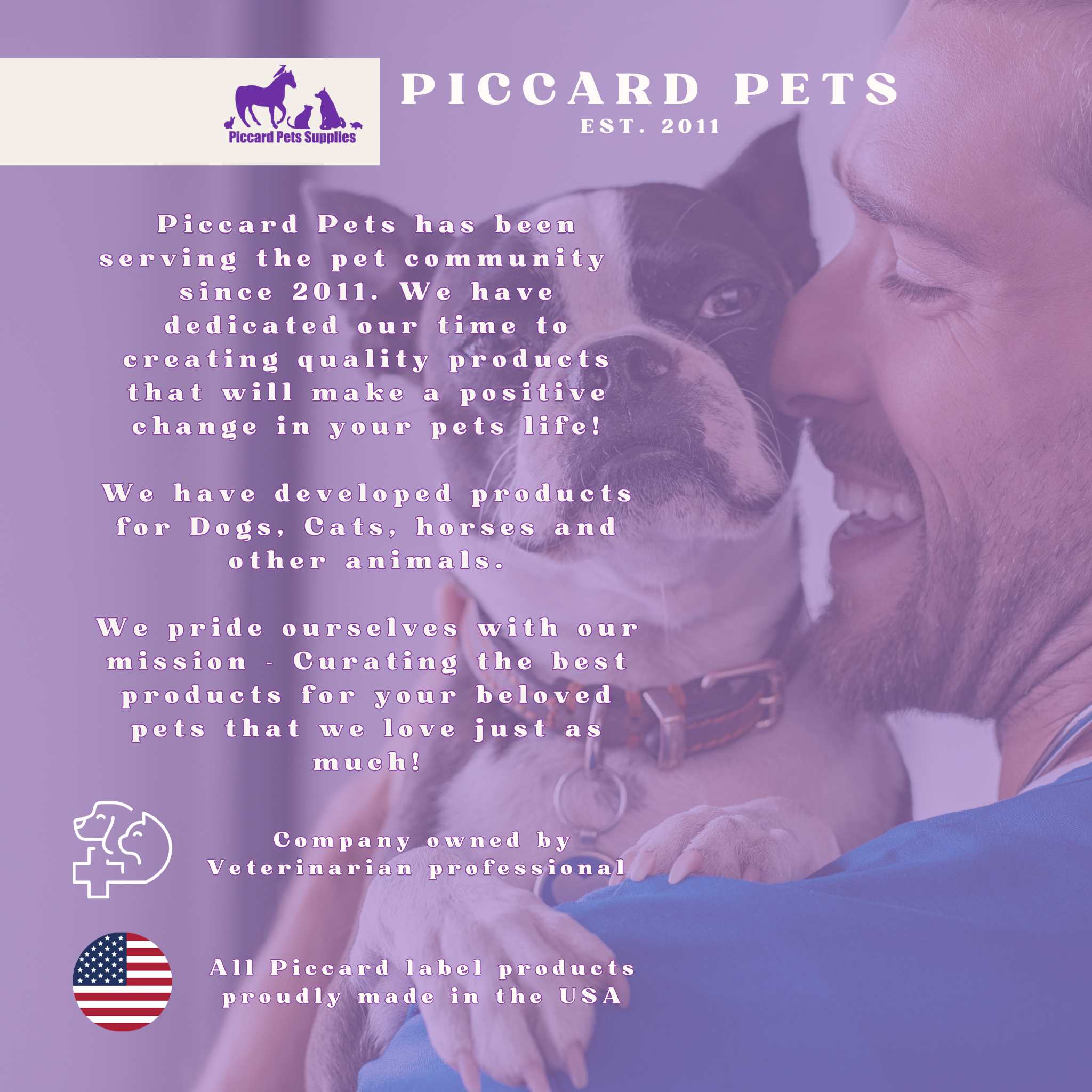 PiccardNaturePets Tear Stain Supplement with Lutein for Dogs 60 Count