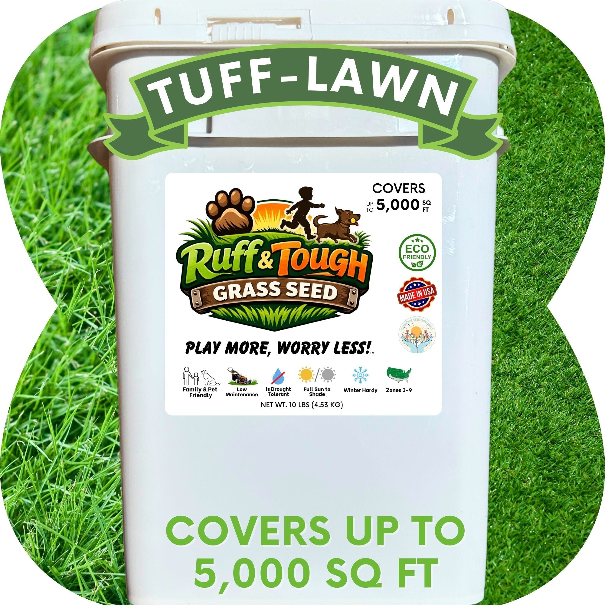 RUFF and TUFF! Grass Seed