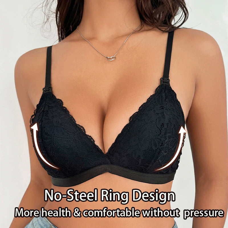 High Quality S-XL Nursing Bra for Women Maternity Push up No Steel