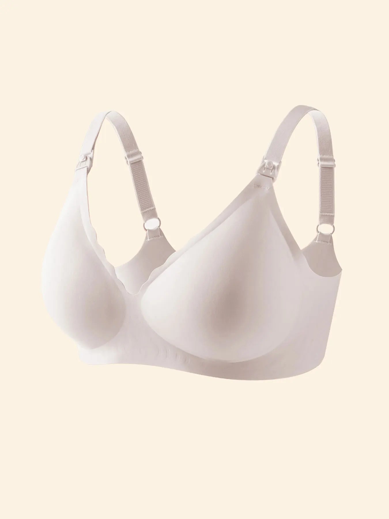 New Front Open Nursing Bra Maternity Jelly Gel Laser Cutting Seamless
