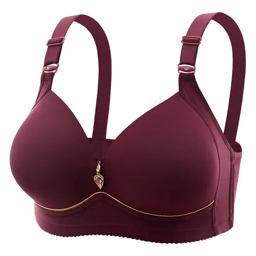 Sujetador maternal sin aros transpirable, tipo push-up para mujer