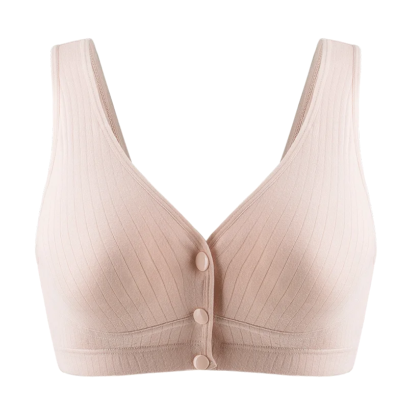 Vest Nursing Bra Pure Cotton Wireless Maternity Underwear Seamless