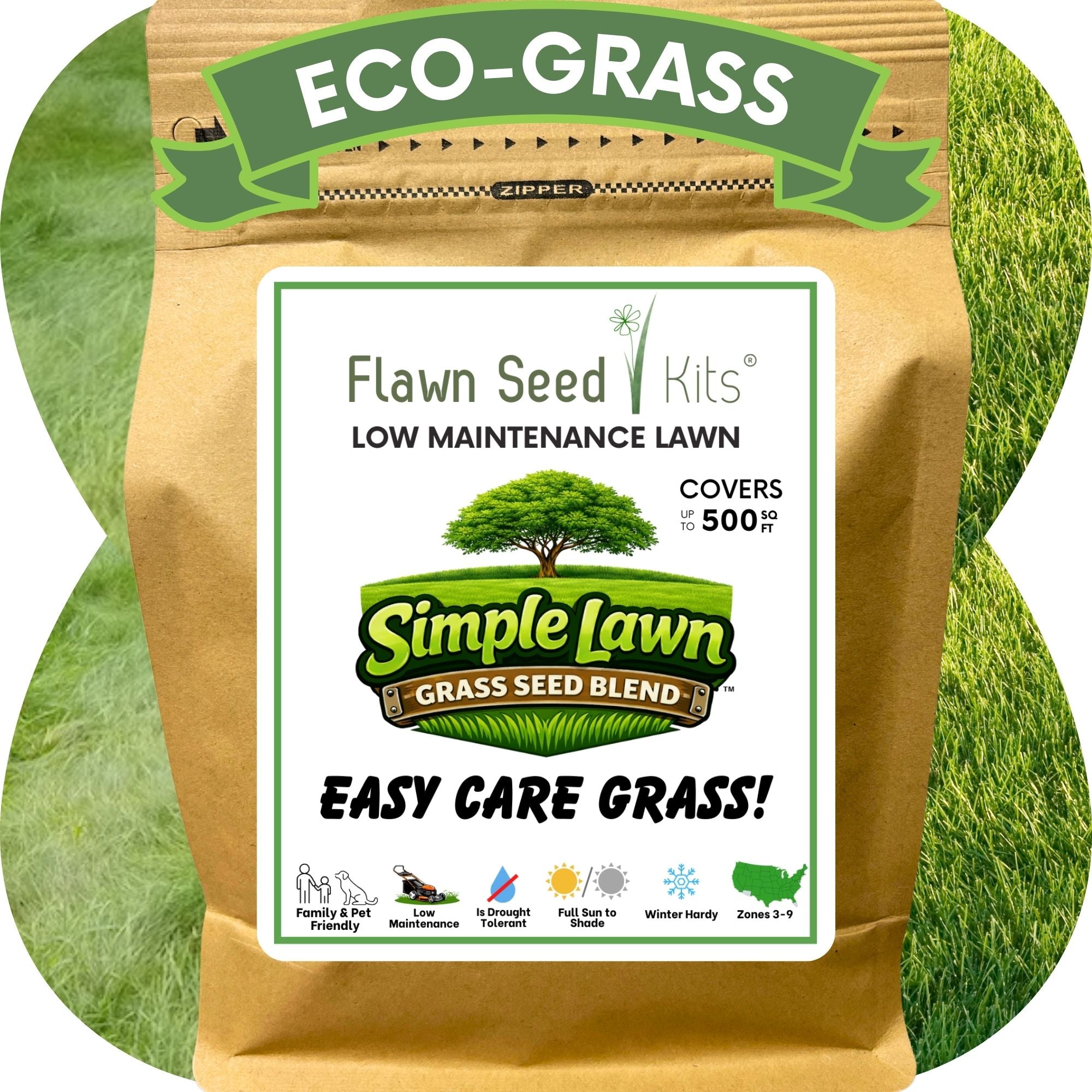 Simple Lawn Fine Fescue Grass Seed