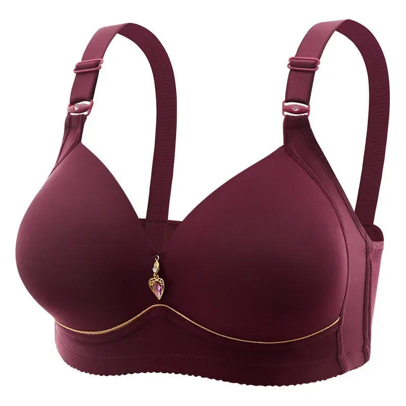 Mom Brassiere Without Steel Ring Breathable Gathered Ladies Underwear