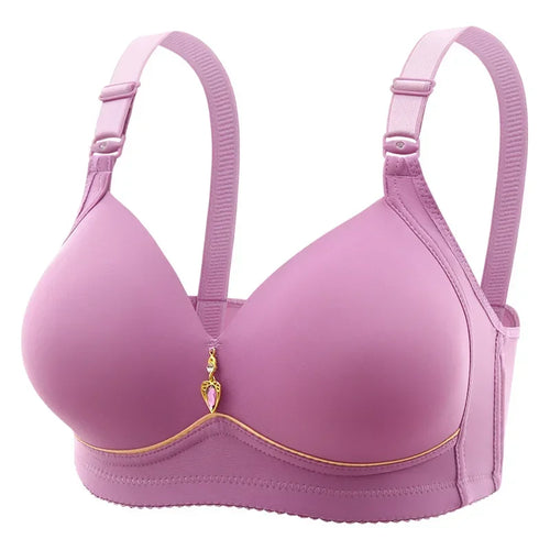 Sujetador maternal sin aros transpirable, tipo push-up para mujer