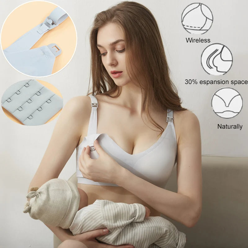 Ultra Thin Laser Cutting Ladies Feeding Bra Seamless Removable Padded