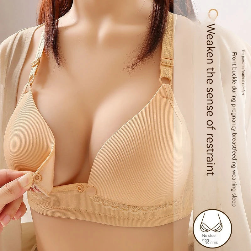 Nursing Bra Without Bones Maternity Bras Pregnancy Clothes Prevent